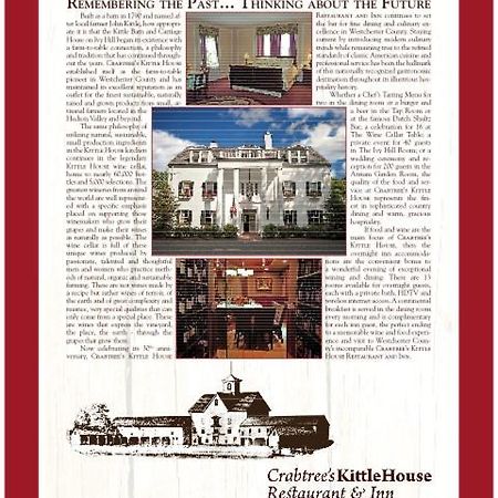 Crabtree'S Kittle House Restaurant And Inn Chappaqua Exterior photo